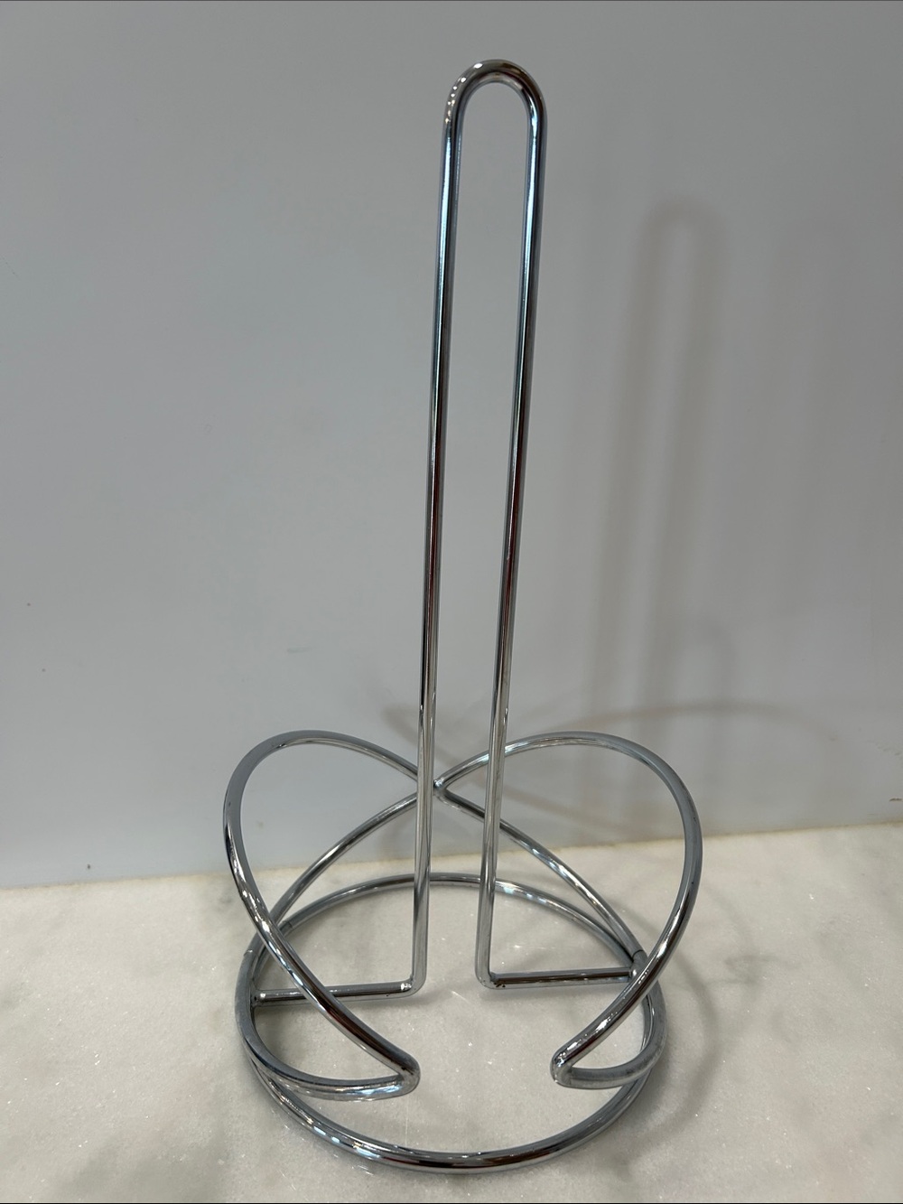 Chrome Paper Towel Holder - Silver